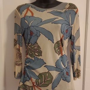 Vintage Sweet Pea Asymmetrical neck by Stacy Frati